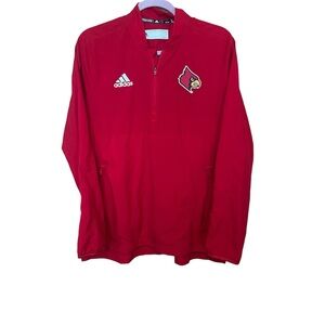 Louisville Cardinals Adidas Windbreaker Pullover